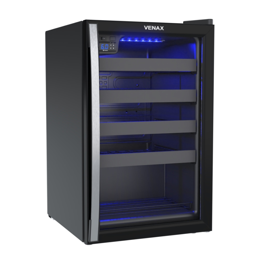 Adega Piubella 100 Para 24 Garrafas 82 Litros Preto 220V - Venax