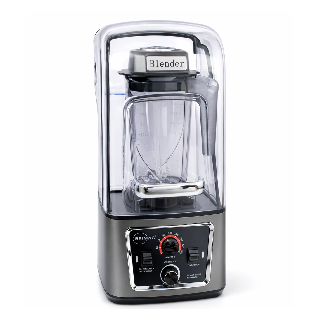 Liquidificador Alta Rota&ccedil;&atilde;o 2,5 Litros com Abafador de Ru&iacute;dos BLBS2,5 220V - Brimac