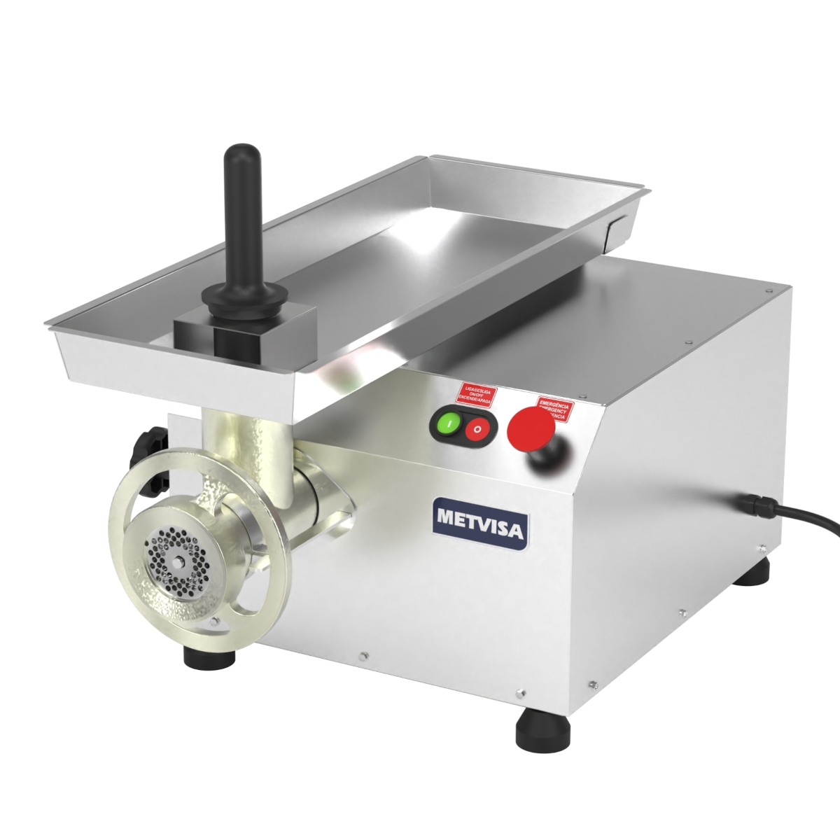Picador de Carne Leve Boca 22 PCL.22L 220V - Metvisa