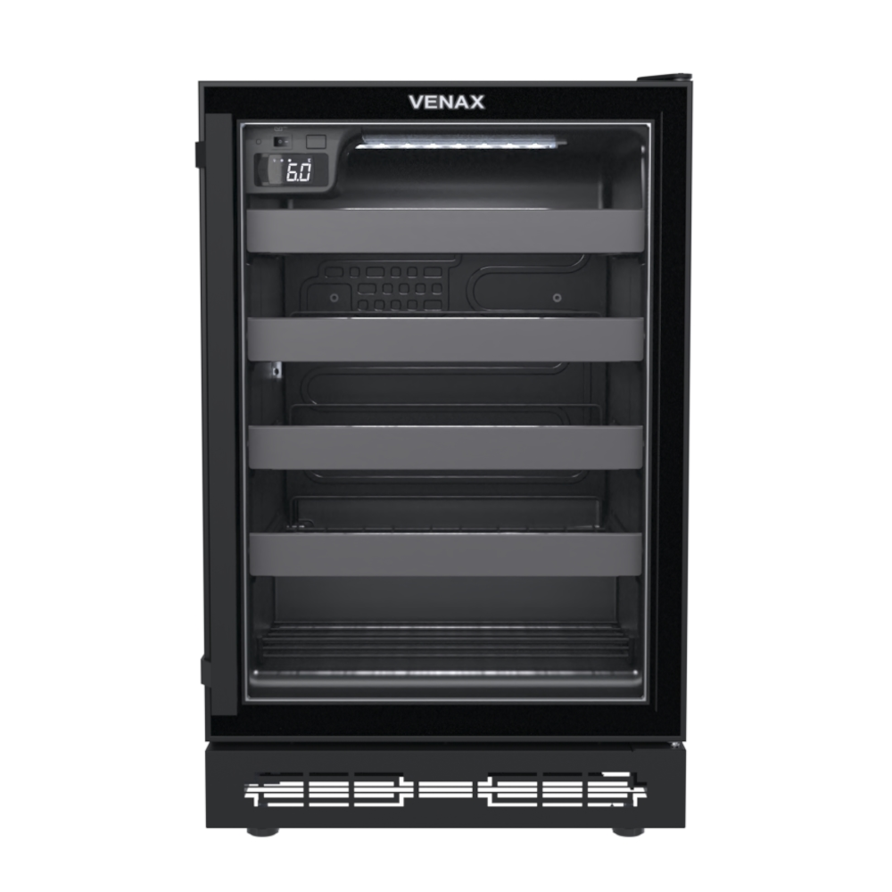 Adega de Embutir Cave-In 100 Para 24 Garrafas 82 Litros Preto Fosco 220V - Venax