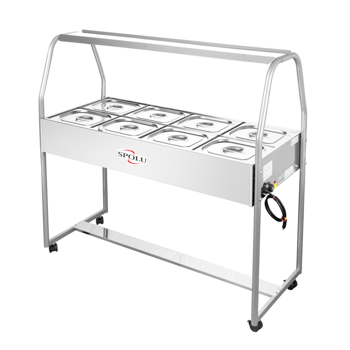 Buffet Térmico Aquecido 8 Cubas Inox SPL-508 220V - Spolu