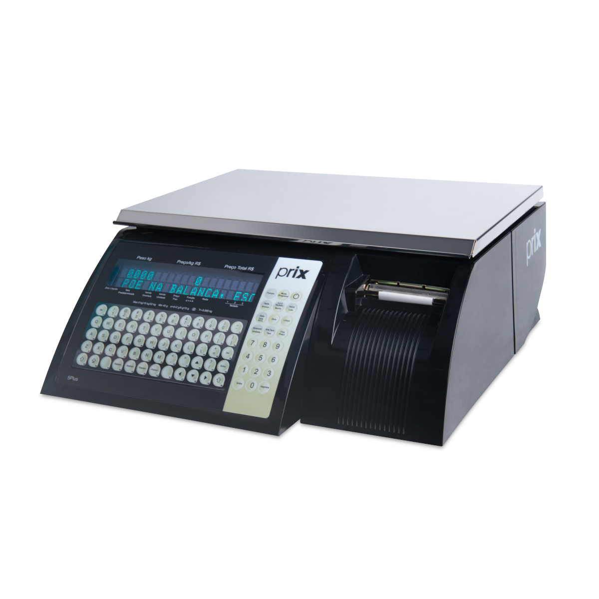 Balança Prix 5 Plus Web e Wifi com Impressora Etiqueta Contínua 32 Kg Multivoltagem - Toledo