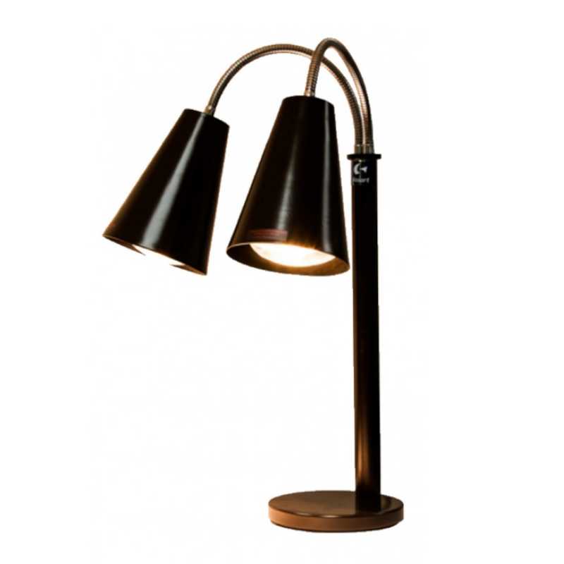 Luminária Aquecedora Double Spot Black 220V - Glasart