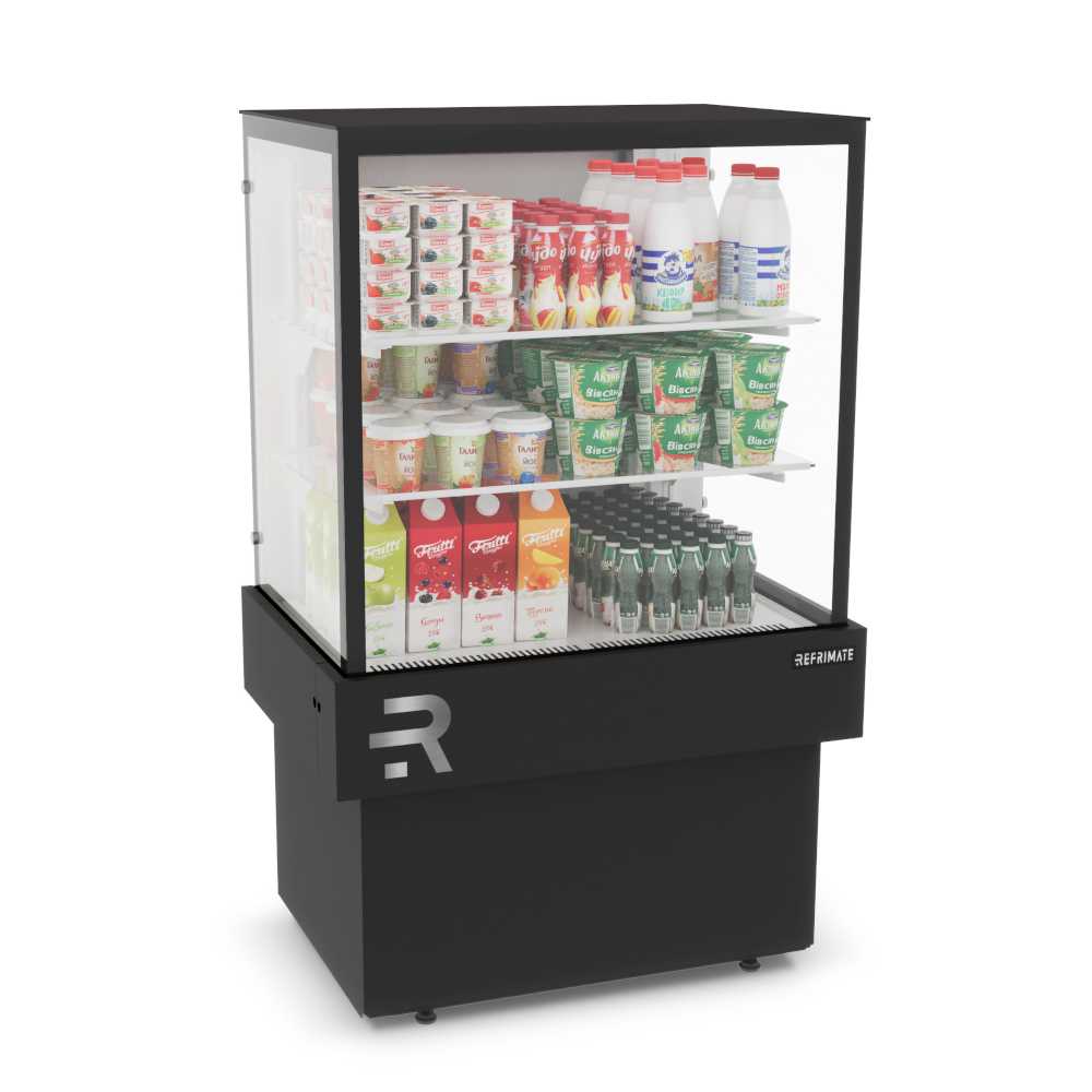Vitrine Confeitaria Refrigerada 75cm Vanguard Plus com Tampo Aproveitável CVPRAF750 220V - Refrimate