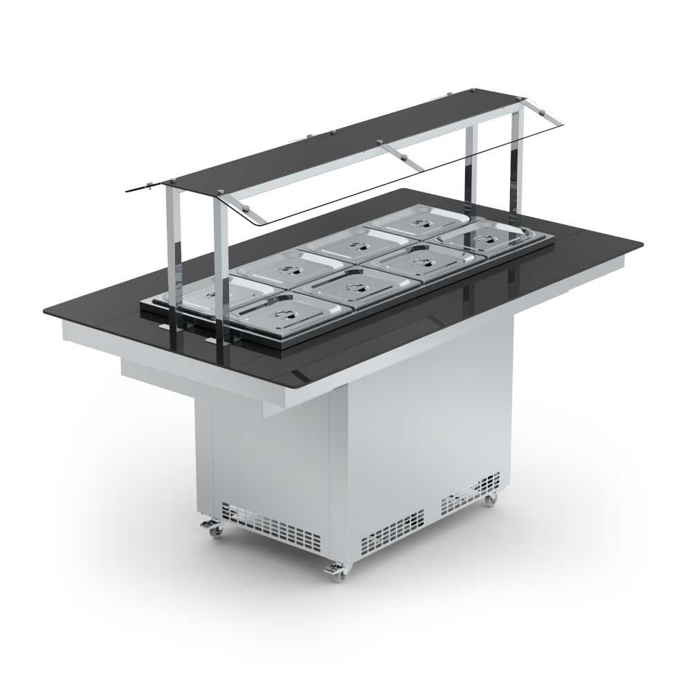 New Buffet Restaurante Central Frio 8 Cubas NBRCF8 220V - Refrimate