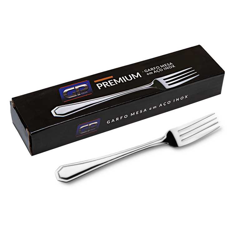 Conjunto 12 Garfos de Mesa Inox Premium GP092 - GP Inox