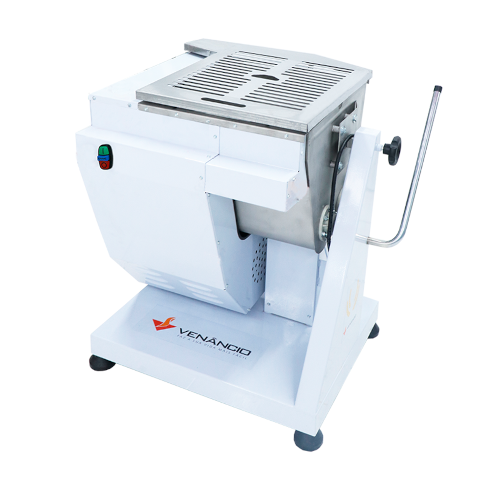 Amassadeira Semi Rápida (Lenta) Basc. 25 Kg Monofásica NR12 ASRBSV25NR Met. Venâncio