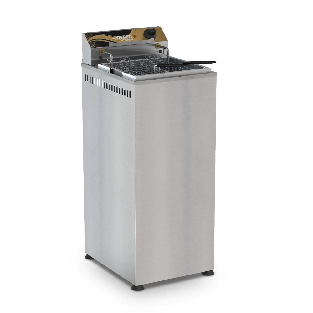 Fritador Elétrico Gabinete Água e Óleo 22 Litros C/ 2 Cestos FZP5000 220V - Red Chameleon