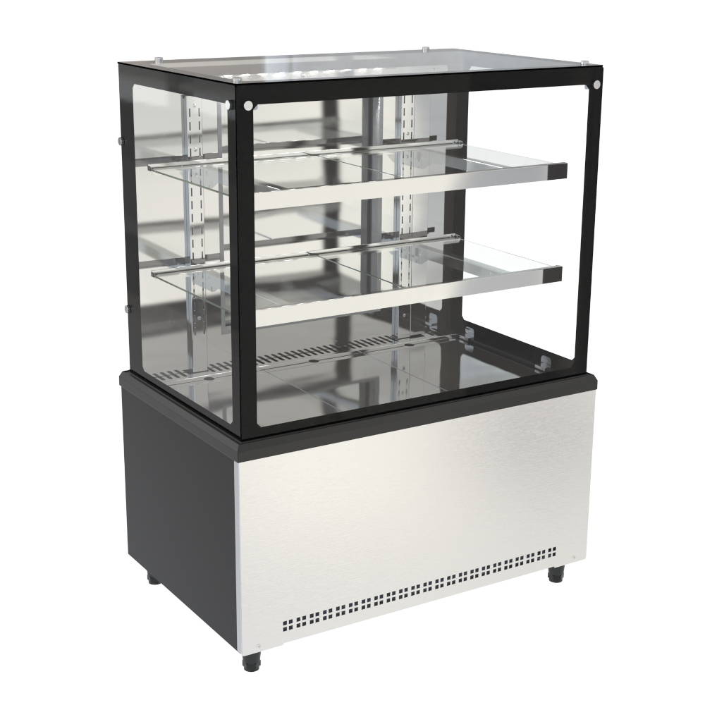 Balcão Vitrine Seca 1,00 Metro Prime Inox PBV10 220V - Venâncio