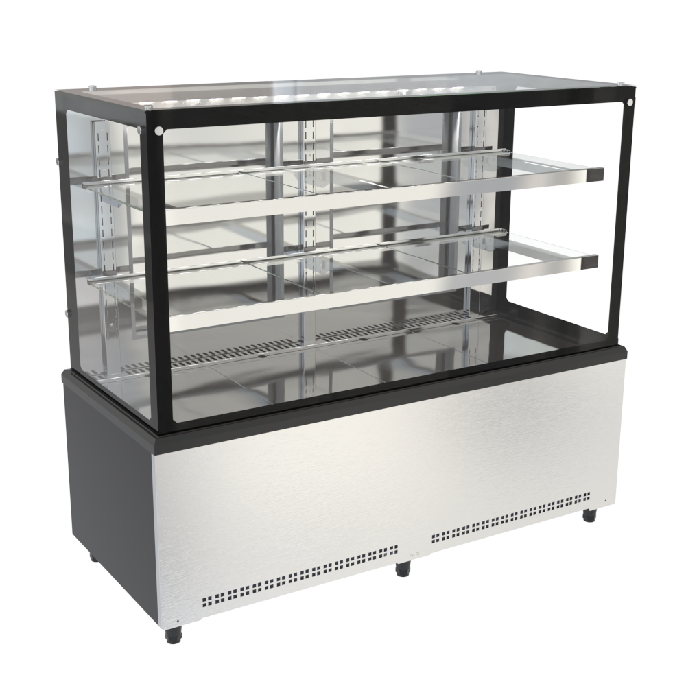 Balcão Vitrine Seca 1,50 Metros Prime Inox PBV15 220V - Venâncio