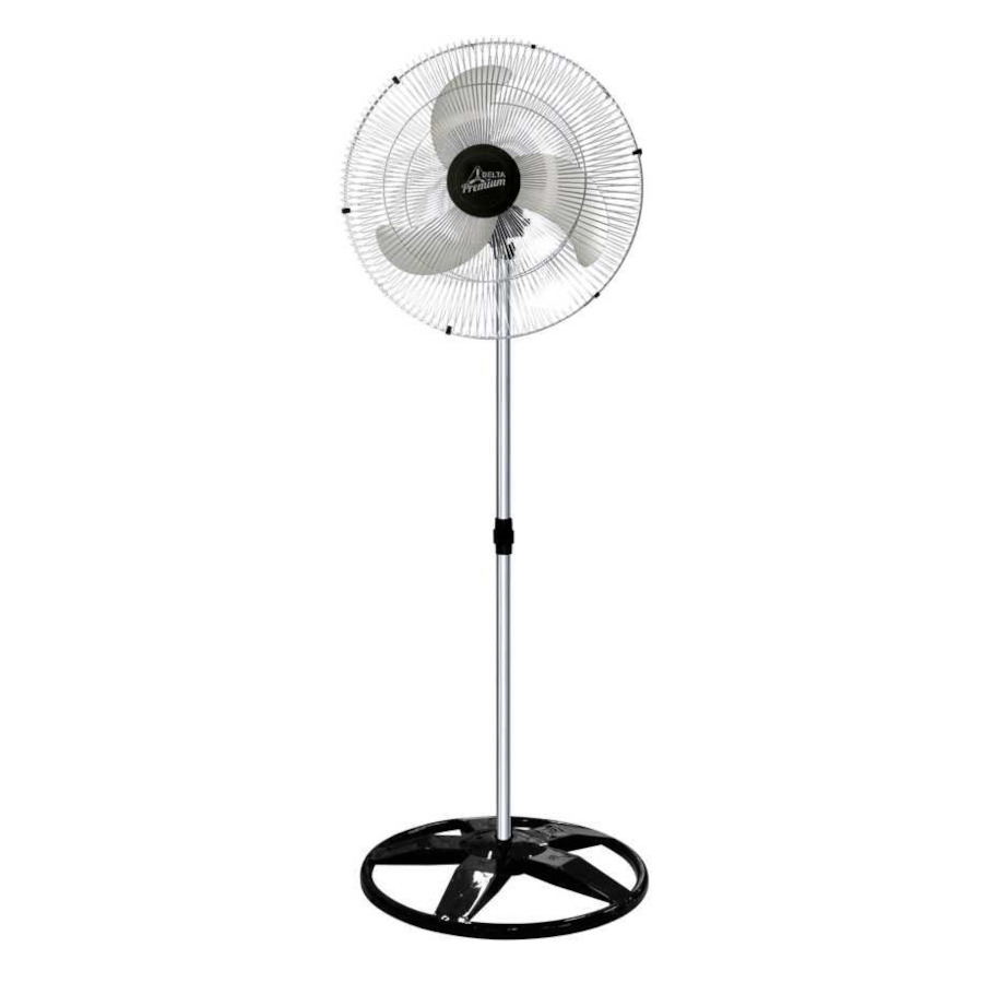 Ventilador Oscilante Coluna 60cm Premium Grade Cromada Bivolt - Venti Delta.