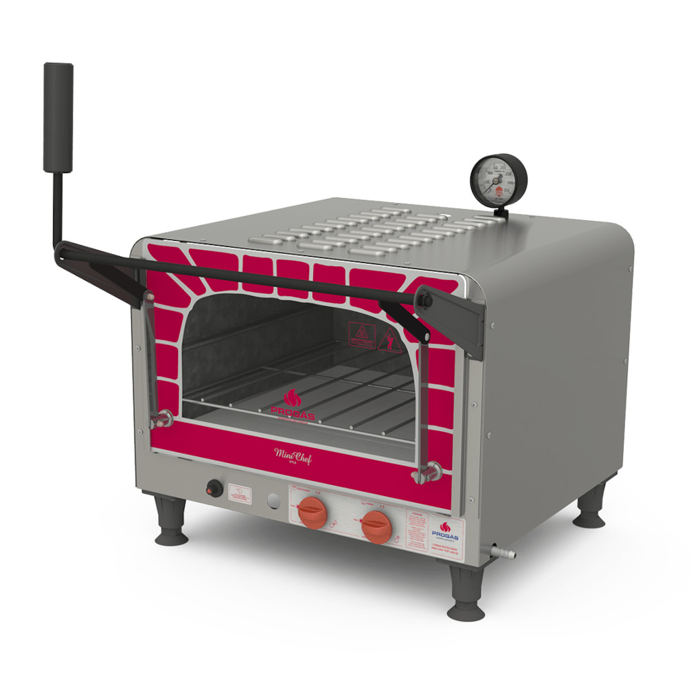 Forno de Lastro Mini Chef a Gás  PRP400G  Progás.