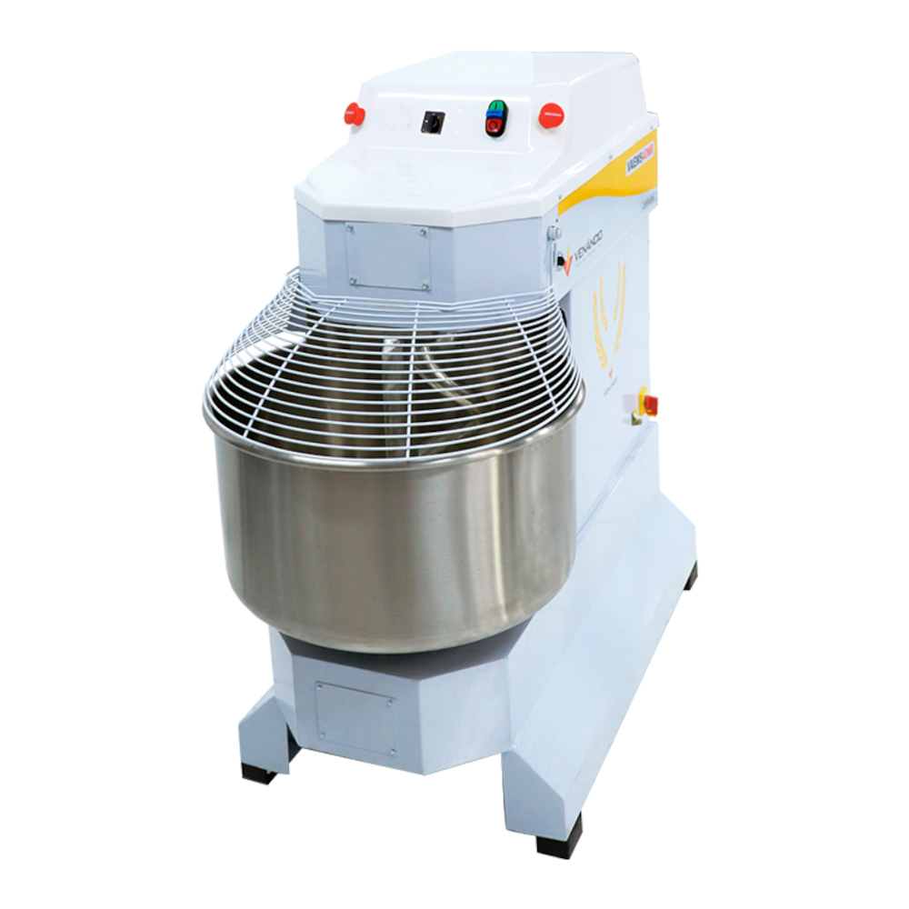 Amassadeira Espiral 25 Kg 2 velocidades NR12 VAES25NR Trifásico 380V - Venâncio